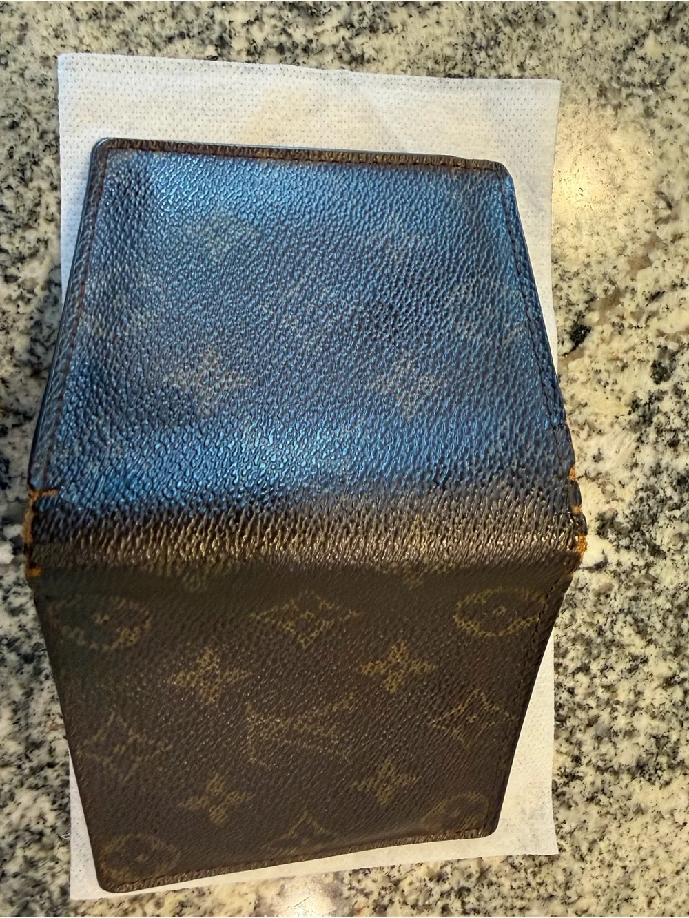 Louis Vuitton Black Monogram Canvas Bi-Fold Card Holder Wallet